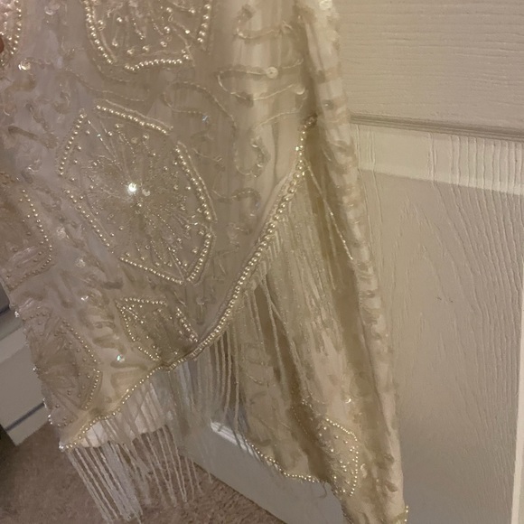 Beaded White Dress - Picture 8 of 10